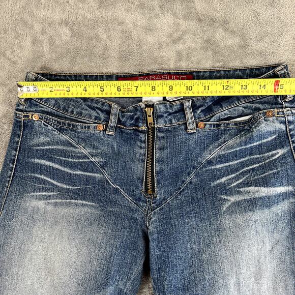 Vintage Parasuco Jeans Bootcut Low Rise Women's 32 Western Grunge Y2K - Picture 6 of 9